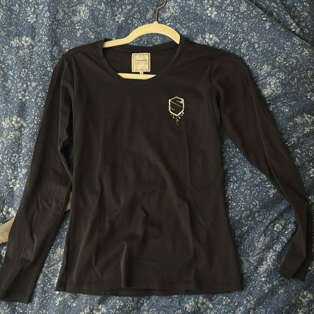 Navy samshield schooling shirt. Small